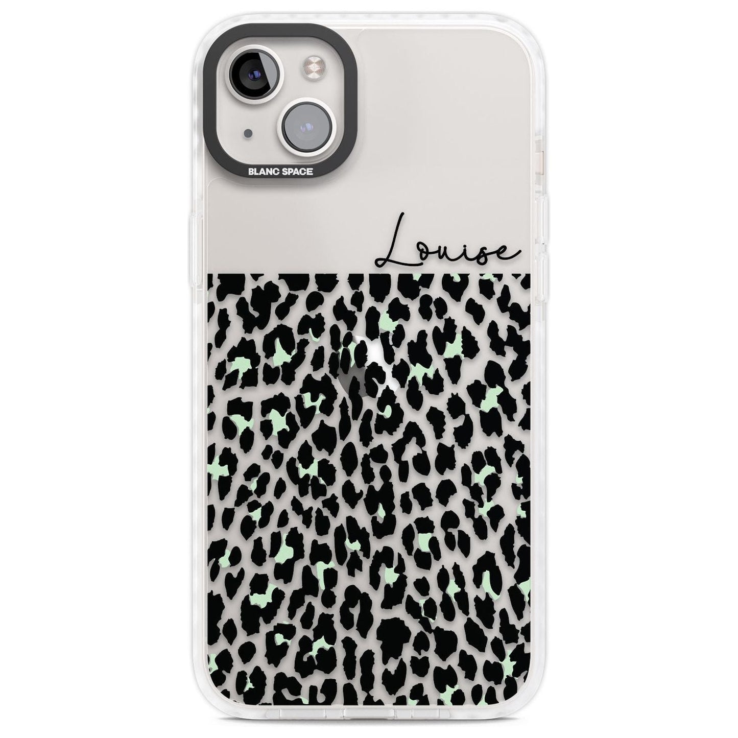 Personalised Seafoam Leopard