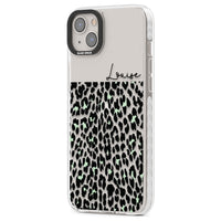 Personalised Seafoam Leopard