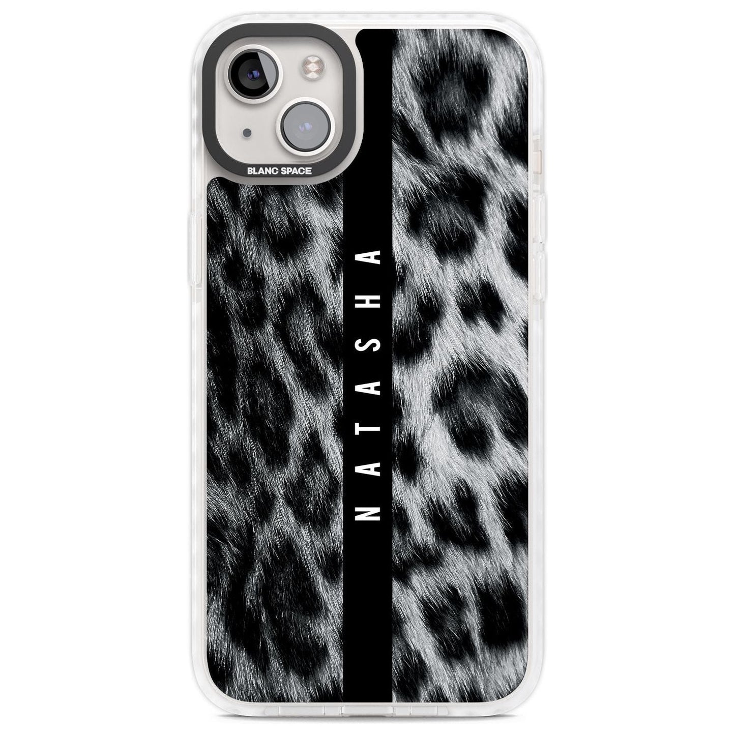 Personalised Snow Leopard Print