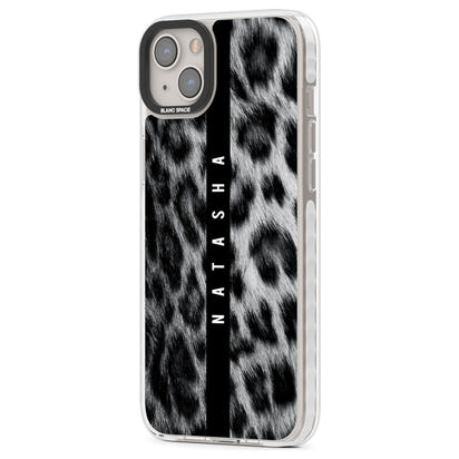 Personalised Snow Leopard Print