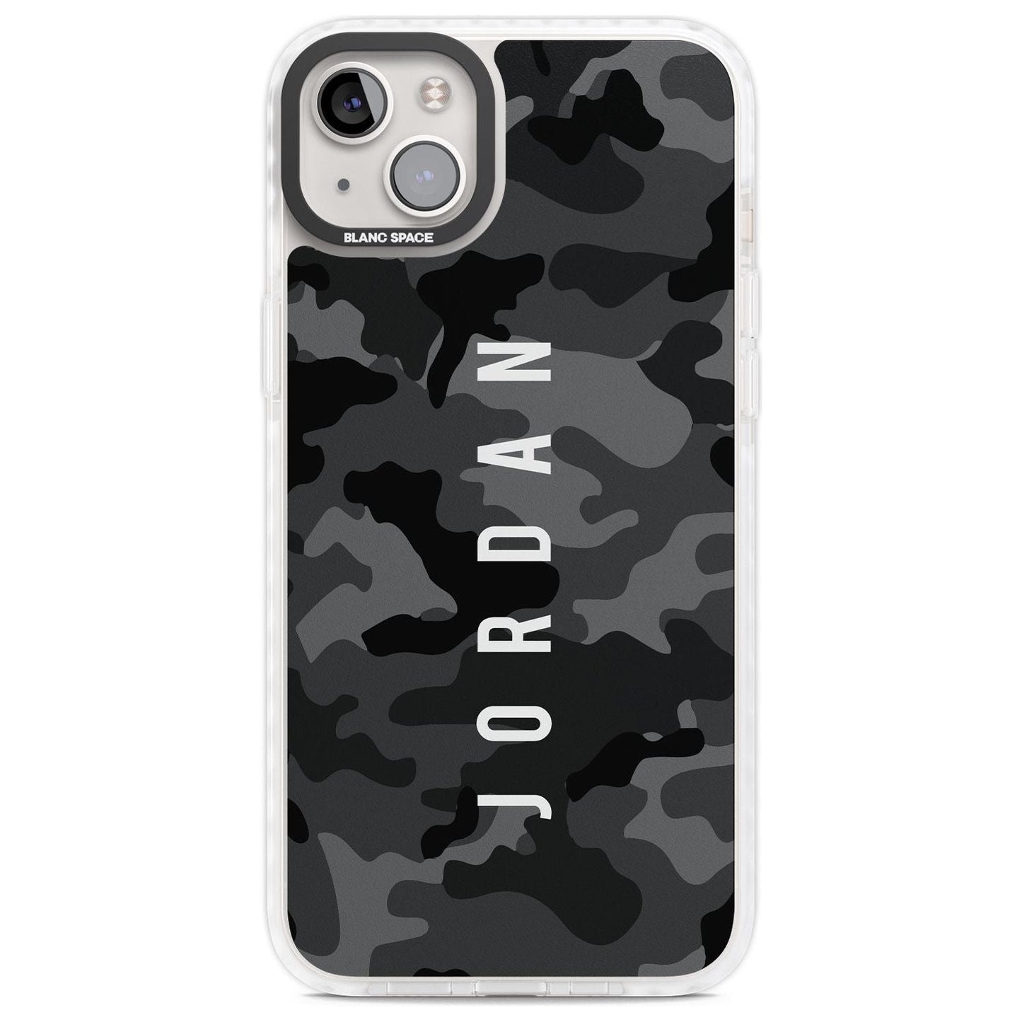 Personalised Black Camouflage Name