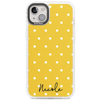 Personalised Yellow Polka Dot