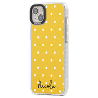 Personalised Yellow Polka Dot