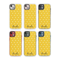 Personalised Yellow Polka Dot
