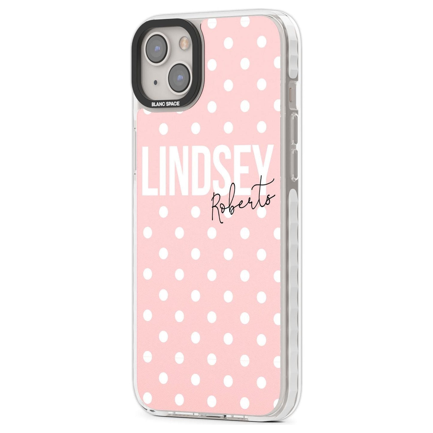 Personalised Pink Polka
