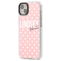 Personalised Pink Polka