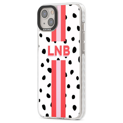 Personalised Polka & Pink Stripe