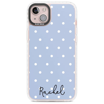 Personalised Simple Light Blue Dots