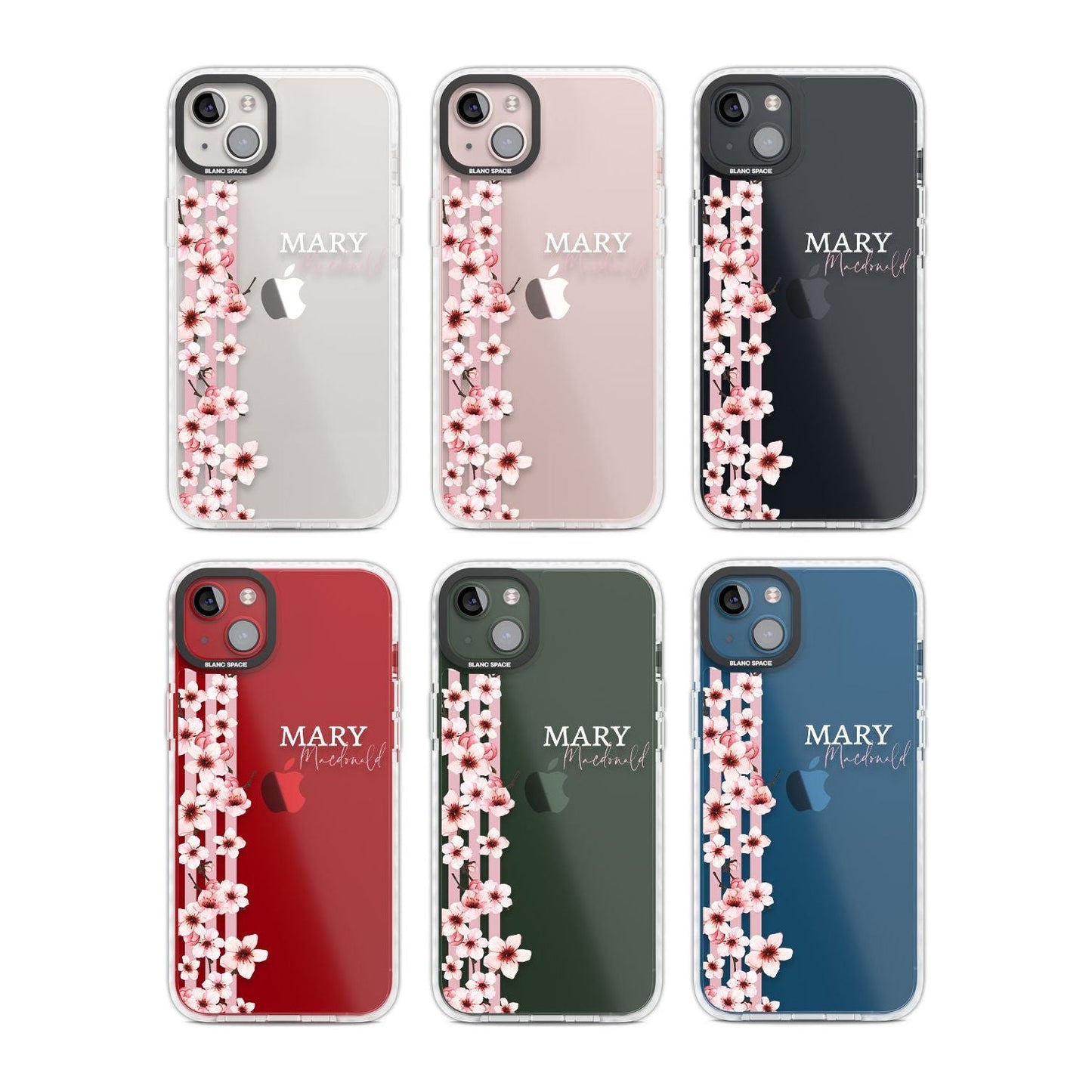 Personalisierte Kirschblütenstreifen