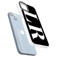 Lettres blanches et noires personnalisées