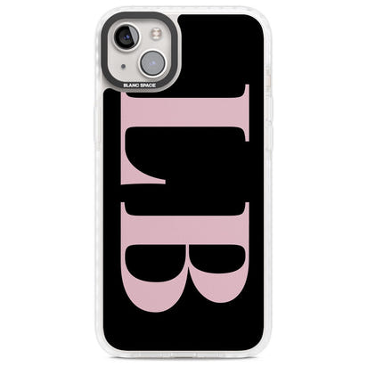 Lettres personnalisées roses et noires vertes