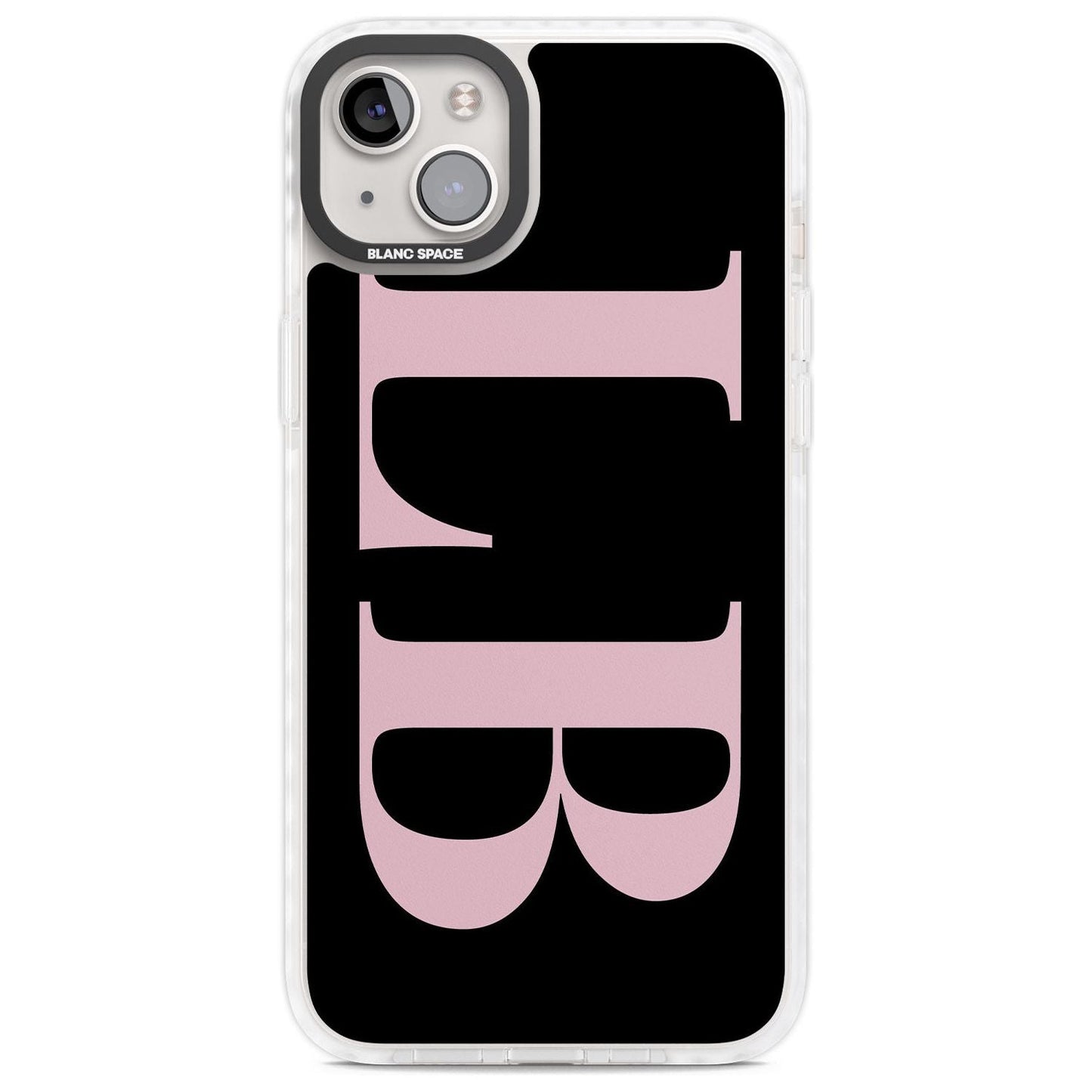 Lettres personnalisées roses et noires vertes