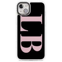 Lettres personnalisées roses et noires vertes