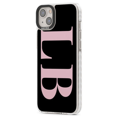 Lettres personnalisées roses et noires vertes