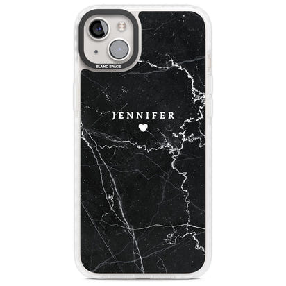 Personalised Black Marble