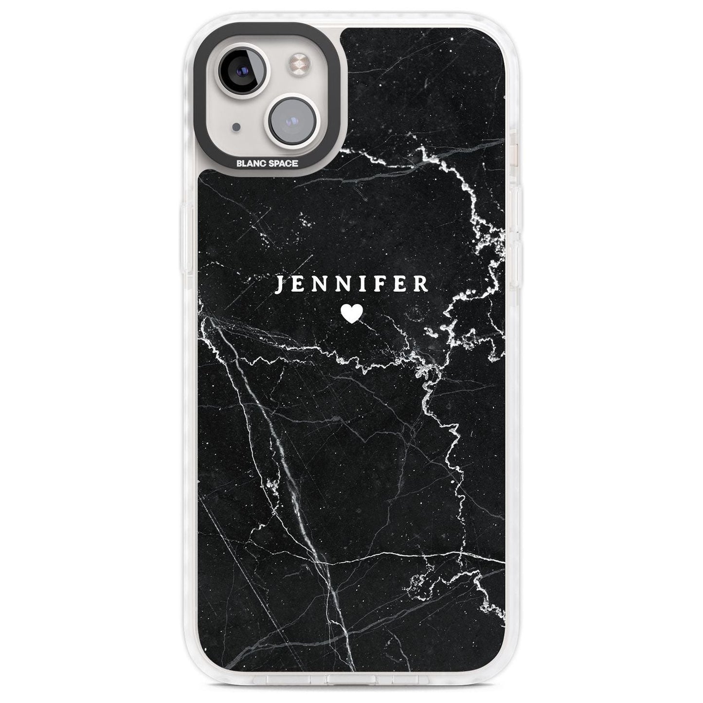 Personalised Black Marble