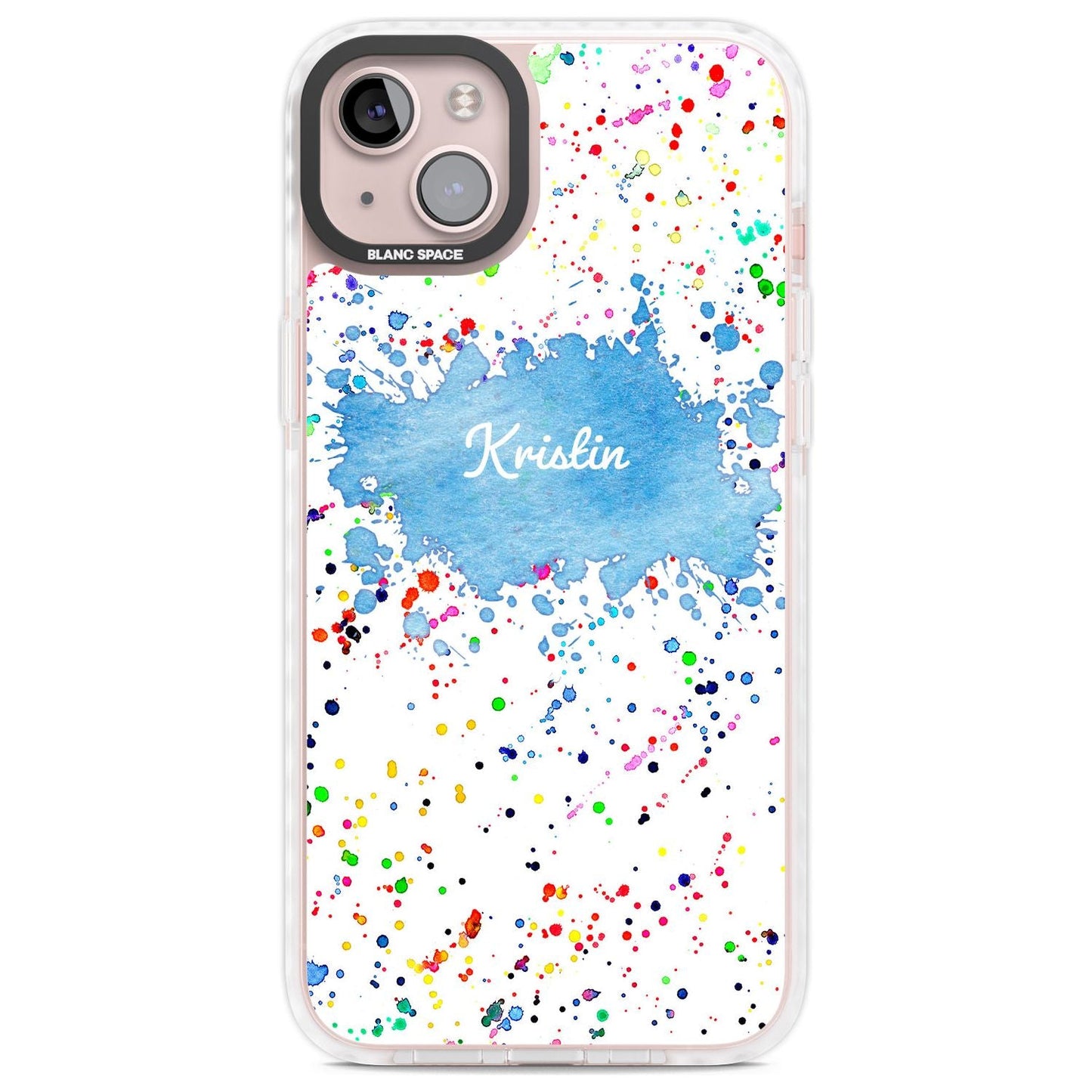 Personalised Rainbow Splatter Name
