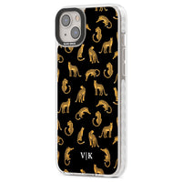 Personalised Gold Cheetah Pattern