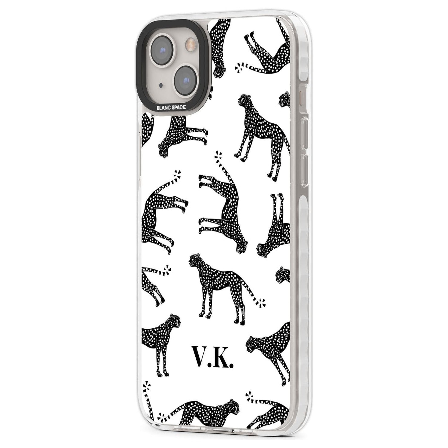 Personalised Black & White Cheetah Pattern