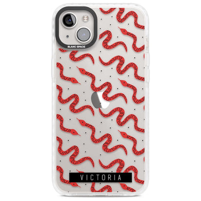 Personalised Red Snake Pattern