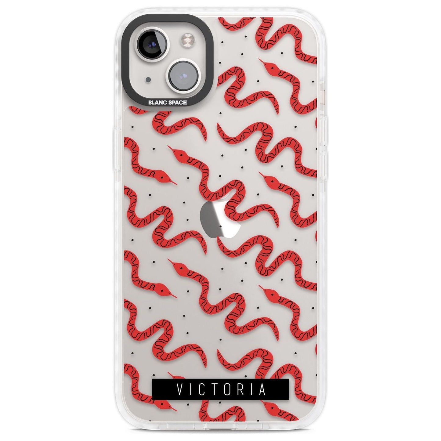 Personalised Red Snake Pattern