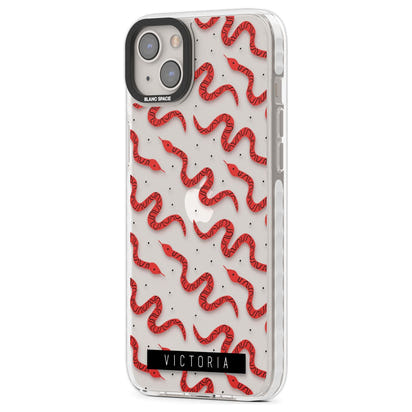 Personalised Red Snake Pattern