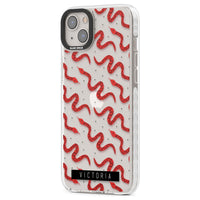 Personalised Red Snake Pattern