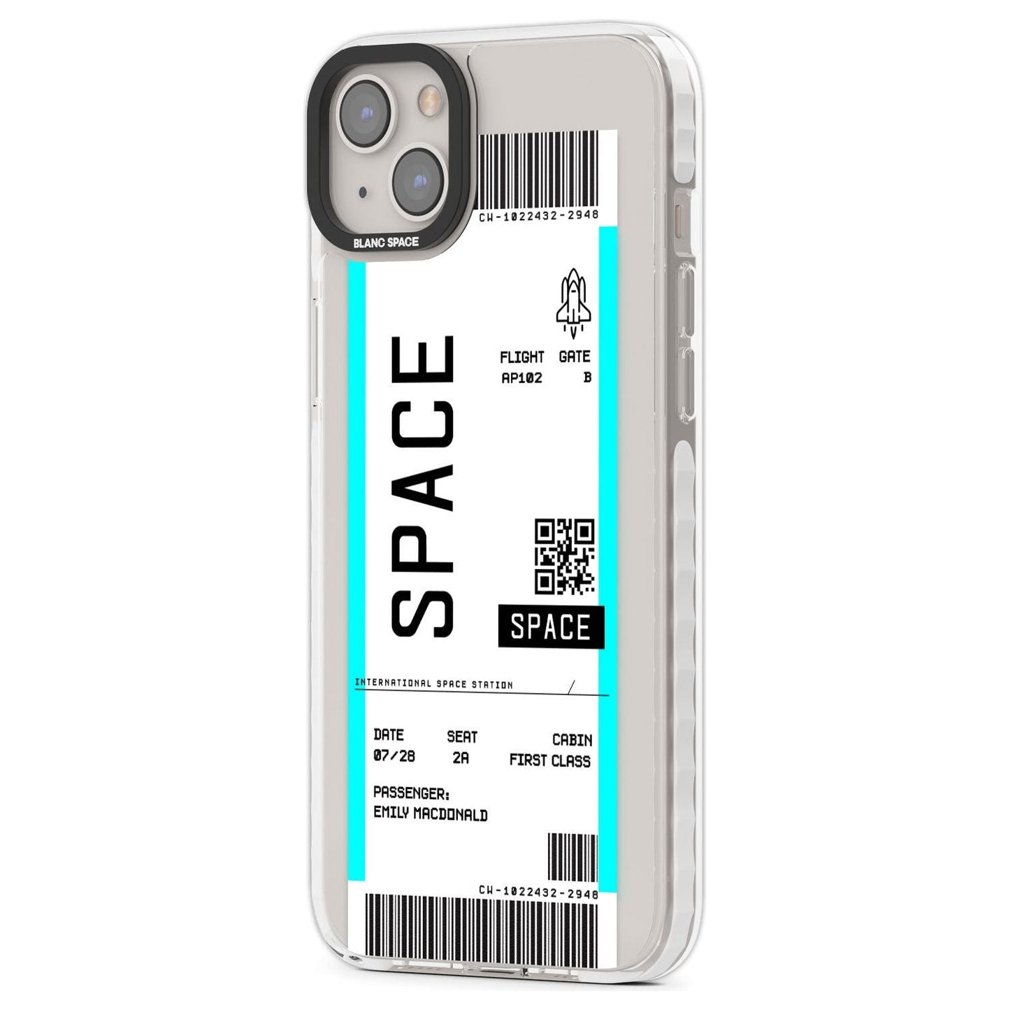 Personalised Space Travel Ticket