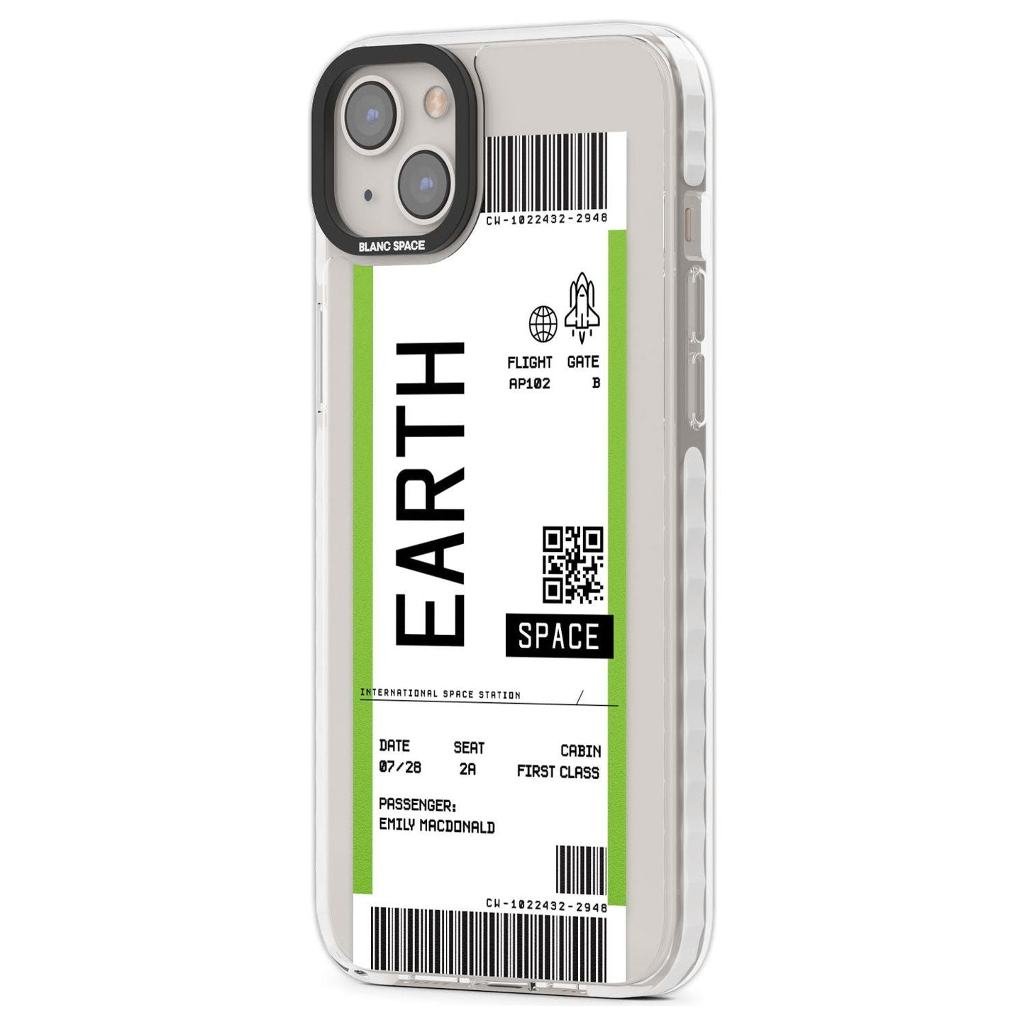 Personalised Earth Travel Ticket