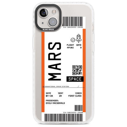 Personalised Mars Travel Ticket