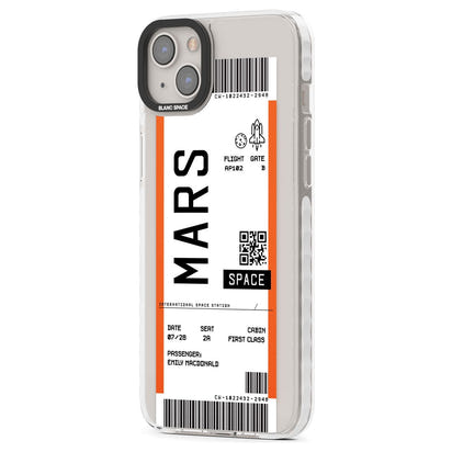 Personalised Mars Travel Ticket