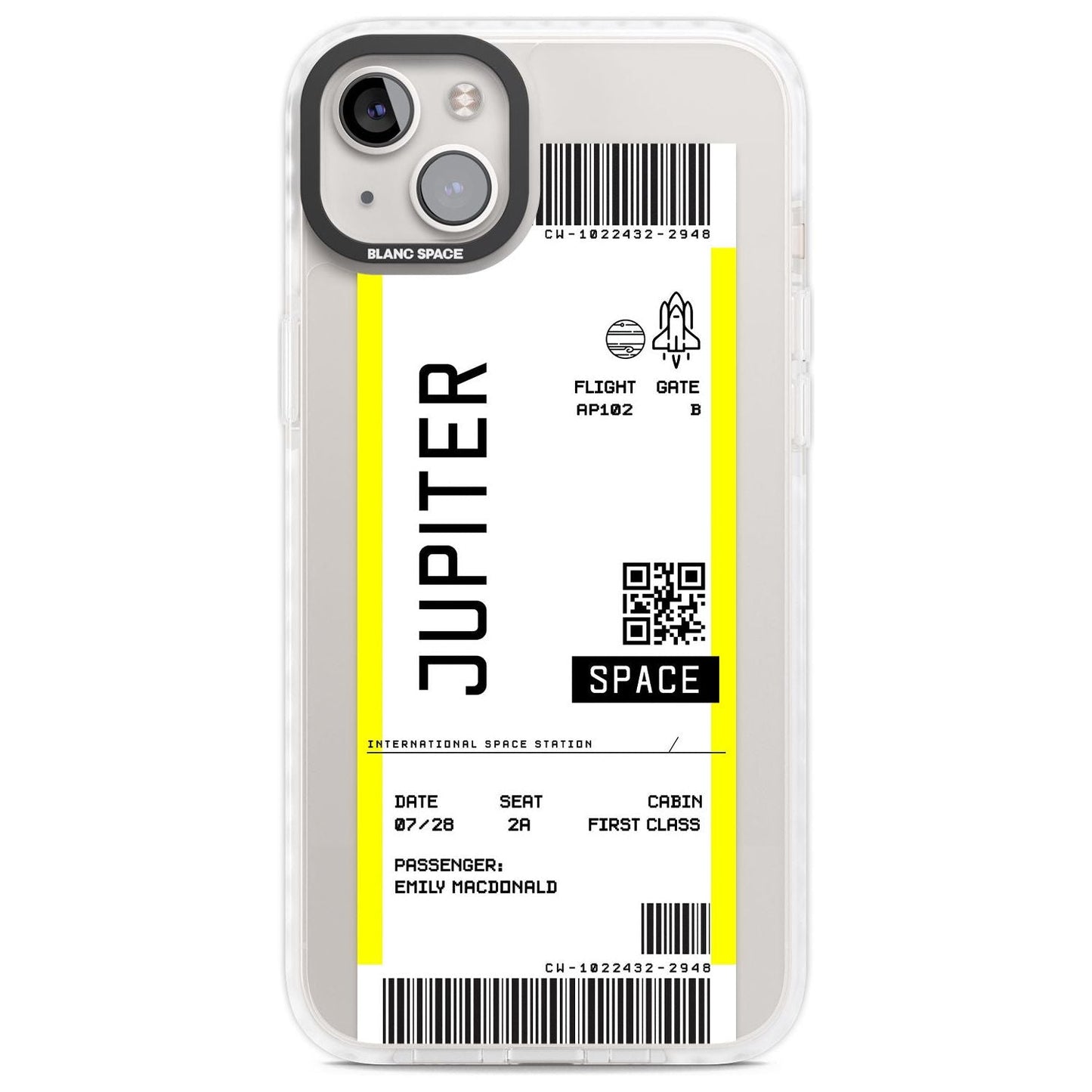 Personalised Jupiter Travel Ticket