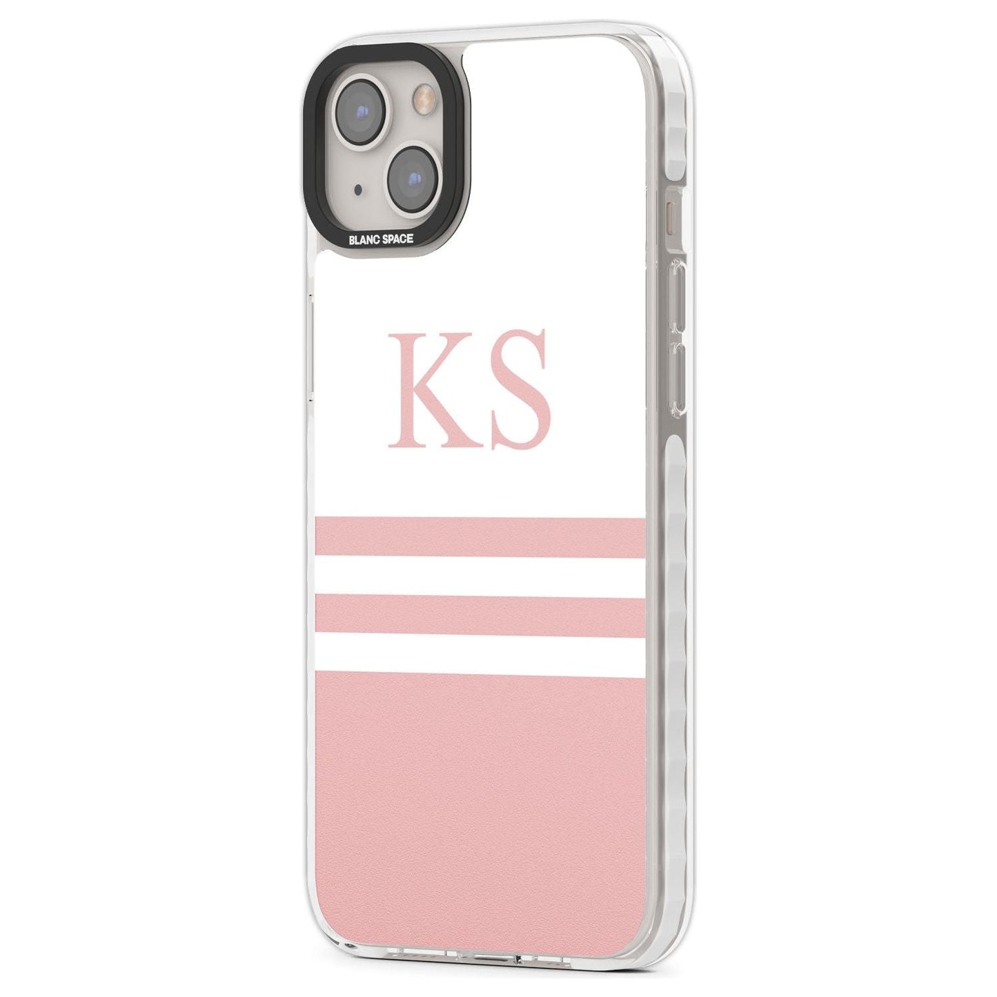 Personalised Pink Stripes & Initials