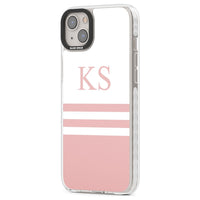 Personalised Pink Stripes & Initials