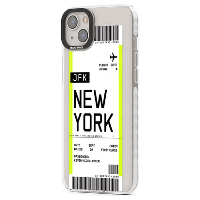 Personalised New York Boarding Pass