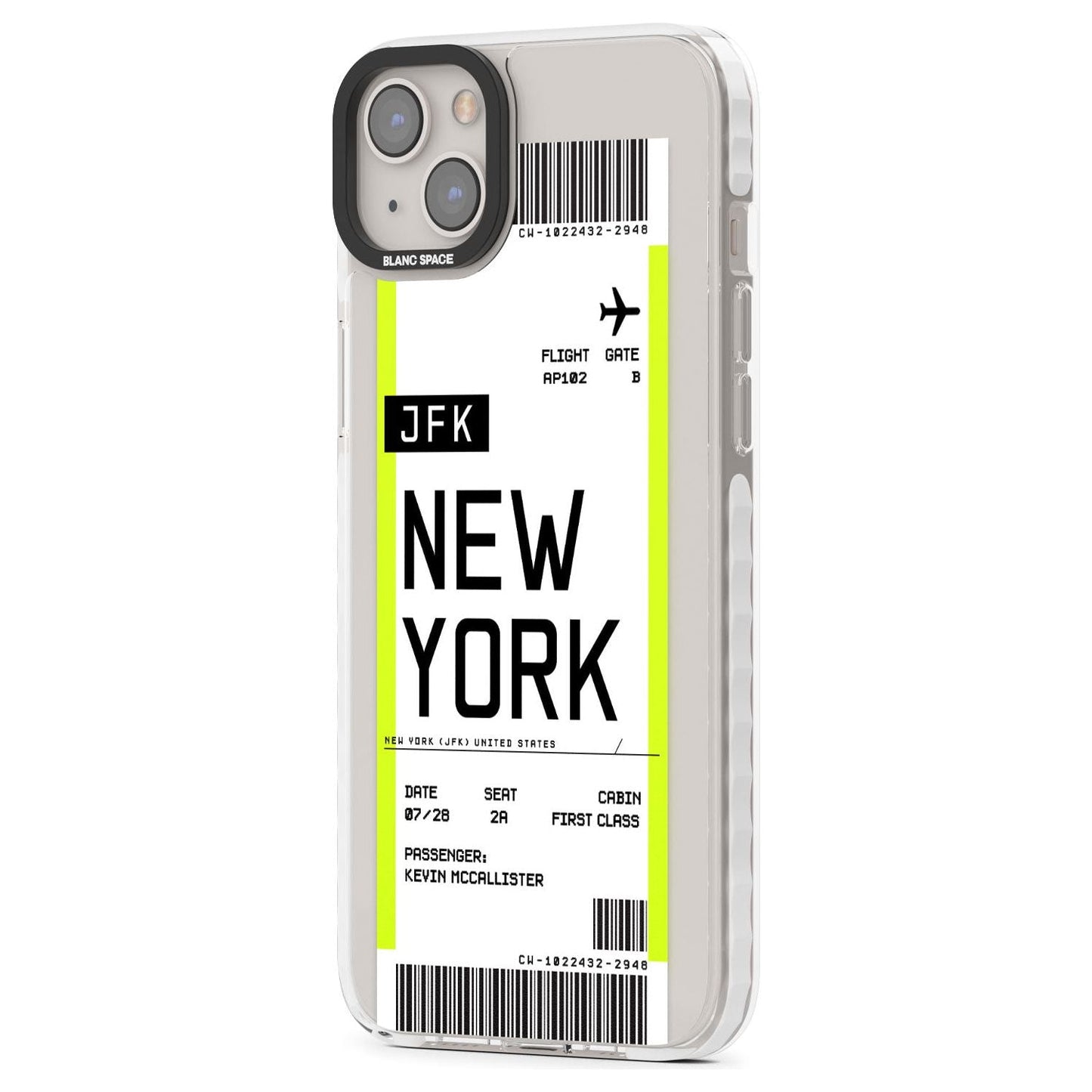Personalised New York Boarding Pass