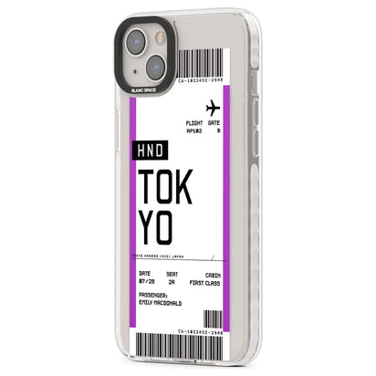 Personalised Tokyo Boarding Pass