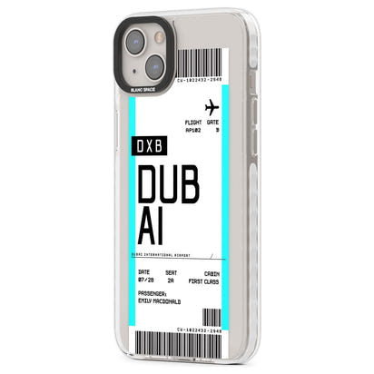 Personalised Dubai Boarding Pass