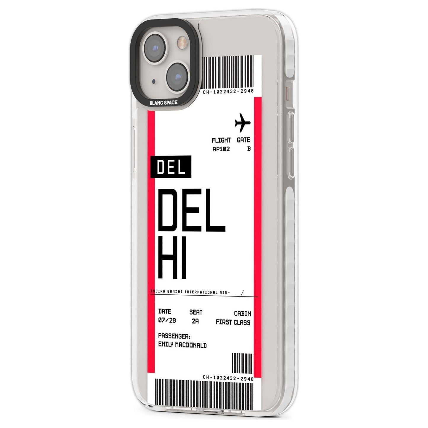 Personalised Delhi Boarding Pass