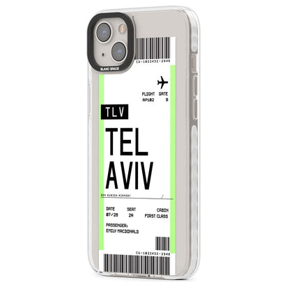 Personalisierte Bordkarte für Tel Aviv