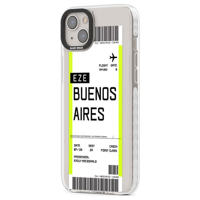 Personalised Buenos Aires Boarding Pass