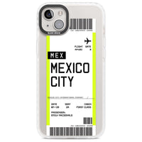 Carte d'embarquement personnalisée pour Mexico