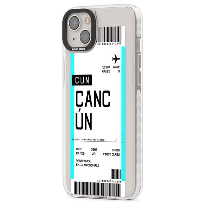 Personalised Cancún Boarding Pass