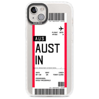 Personalised Austin Boarding Pass
