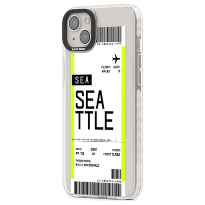 Personalised Seattle Boarding Pass