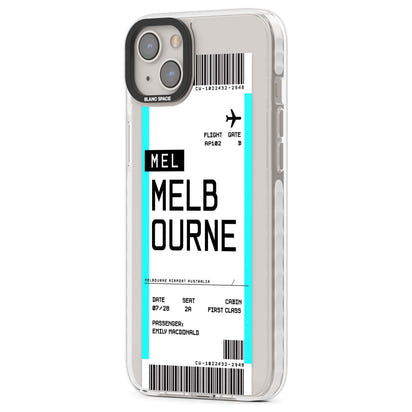 Personalised Melbourne Boarding Pass