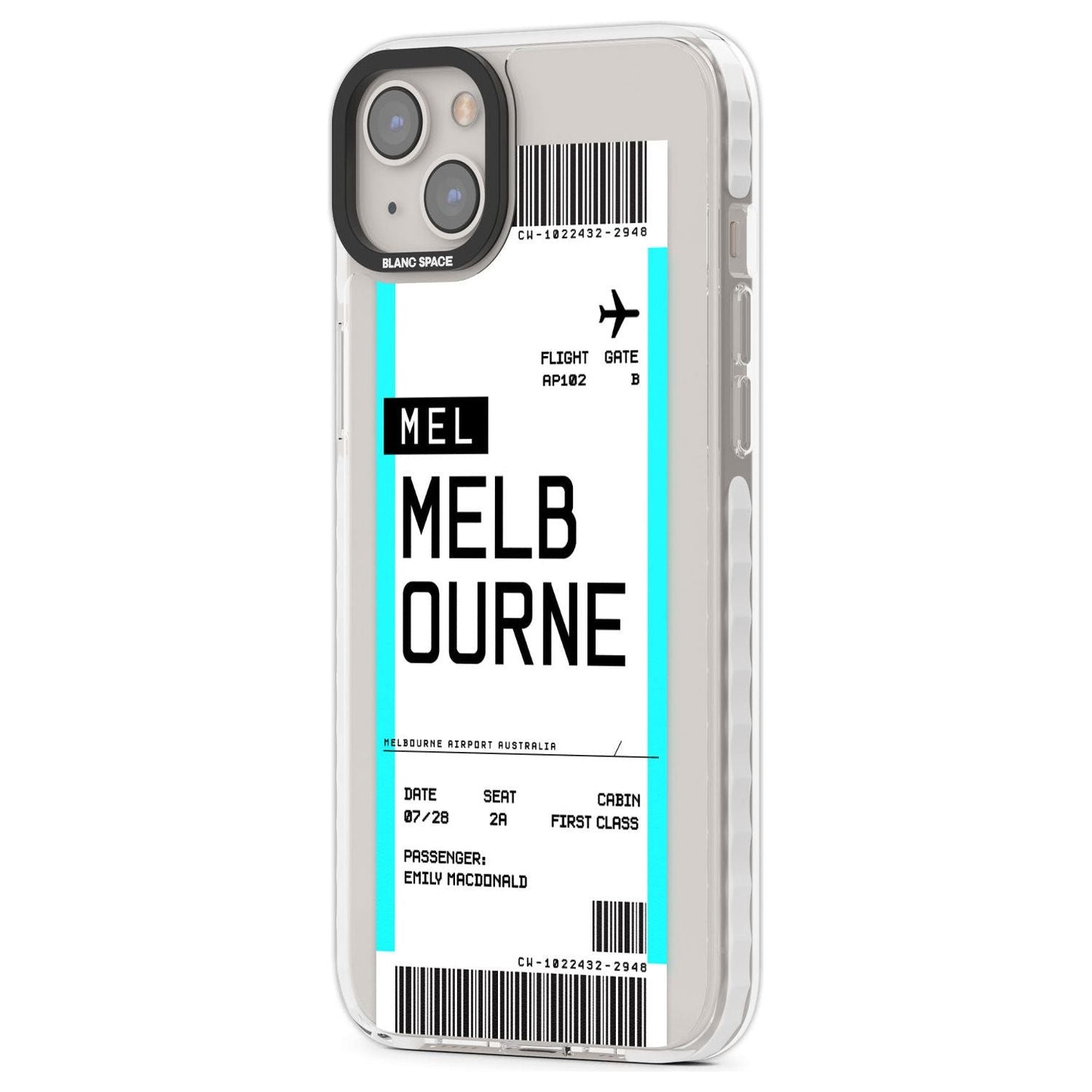 Personalised Melbourne Boarding Pass