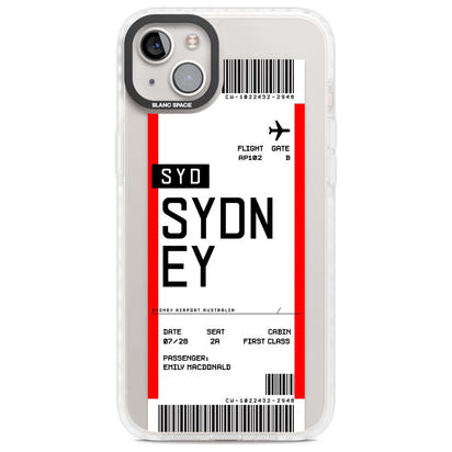 Personalised Sydney Boarding Pass
