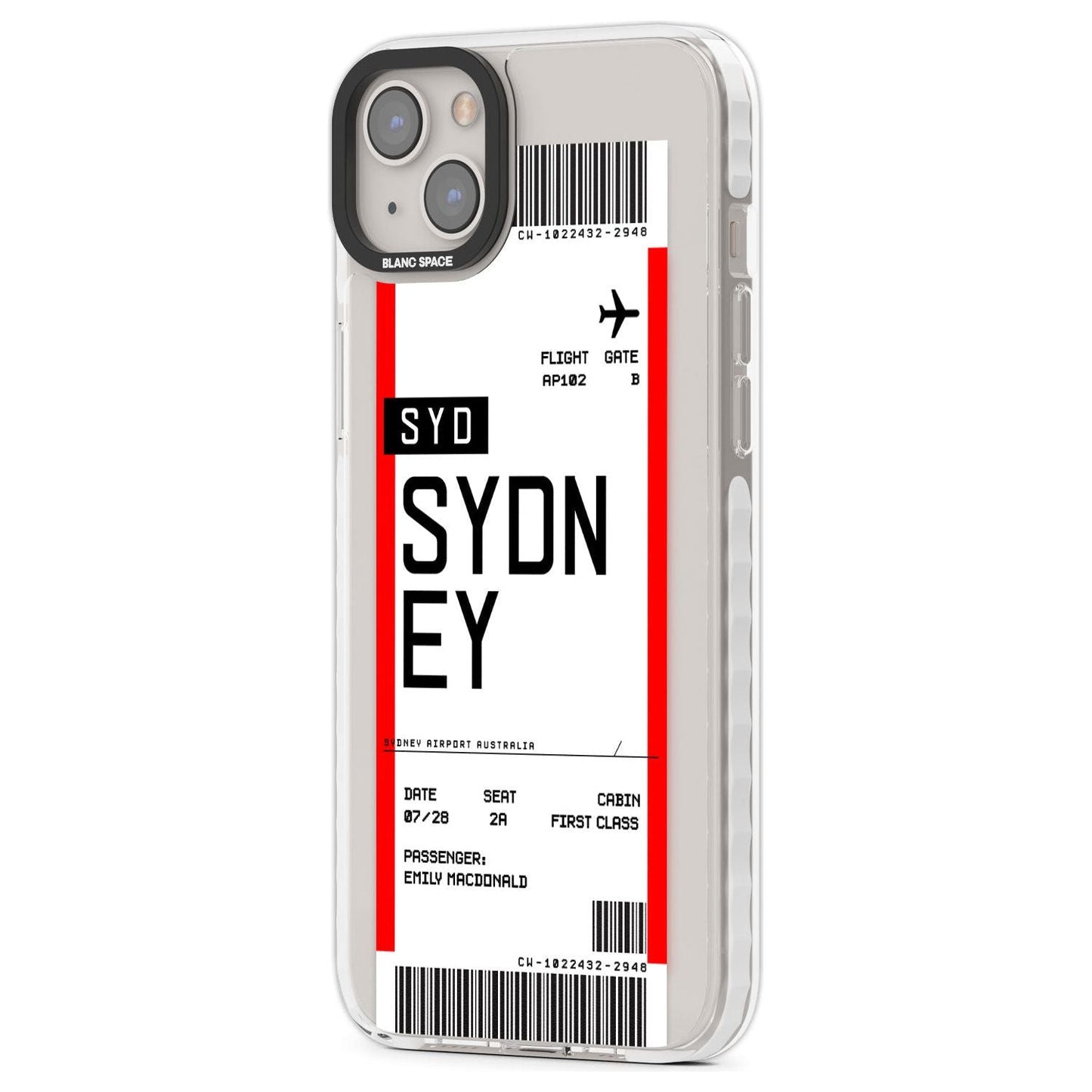 Personalised Sydney Boarding Pass