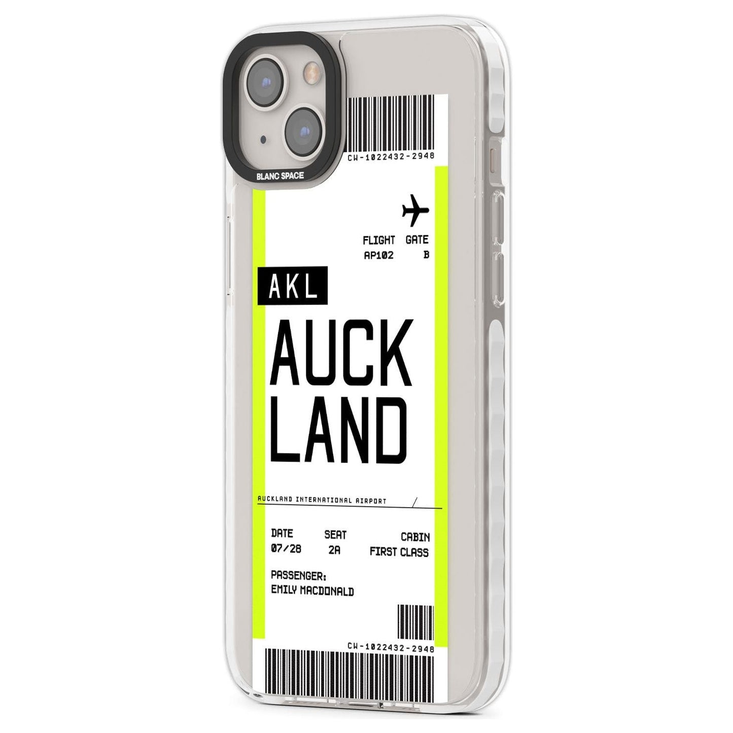 Personalised Auckland Boarding Pass